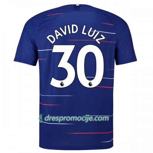 Chelsea Dres David Luiz 30 Domaći 2018/19 Kratkih Rukava Chelsea Dres David Luiz 30 Domaći 2018/19 Kratkih Rukava